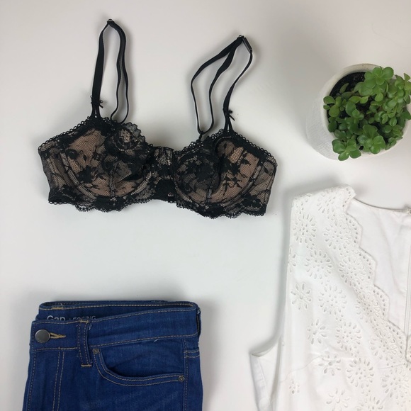 Victoria's Secret Other - Victoria’s Secret Dream Angels Black Lace Bra Victoria's Secret Other - Victoria’s Secret Dream Angels Black Lace Bra